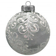 Шар стекло 10см "Воздушный" п/у арт.КУ-100-224248