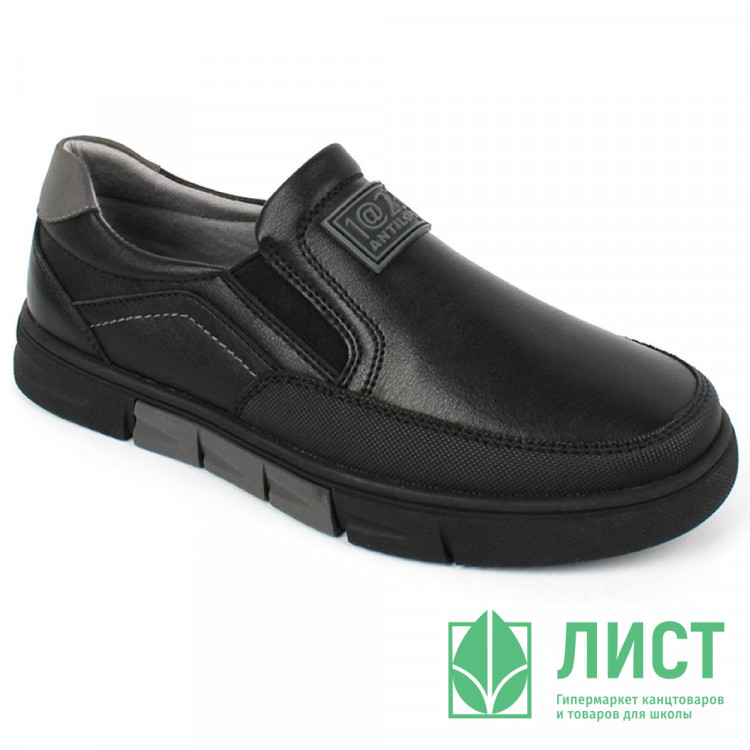 Полуботинки для мальчика (Antilopa) черные верх-искусственная кожа подкладка-искусственная кожа размер 32-37 арт.AL 7400