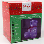 УЦЕНКАИгрушка декор. "Медведь" с подсветкой 20см арт.93412