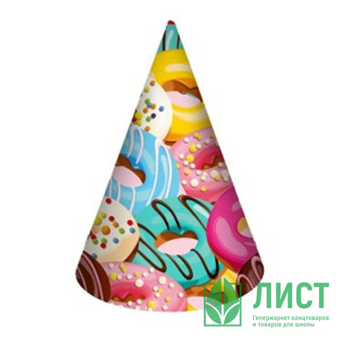 Колпак 06шт/наб. "Пончики" арт.6058210