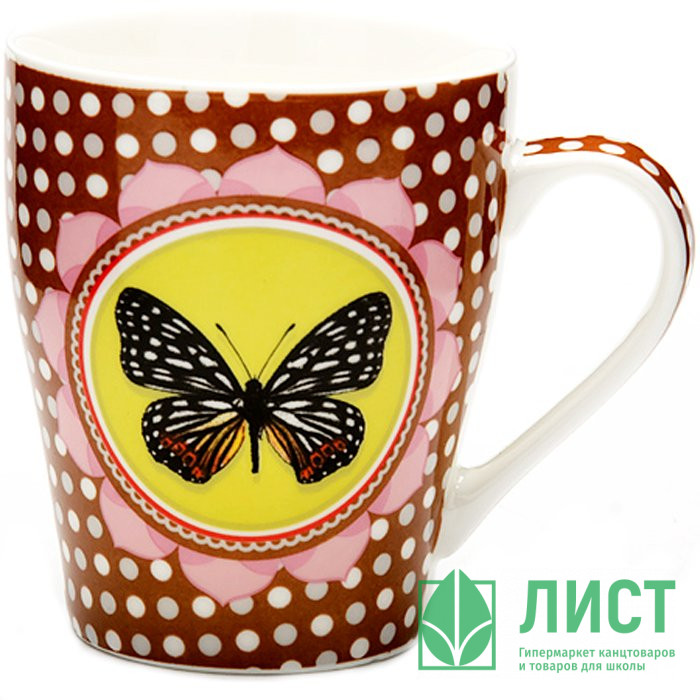 Кружка 340мл "Бабочка" арт.24453