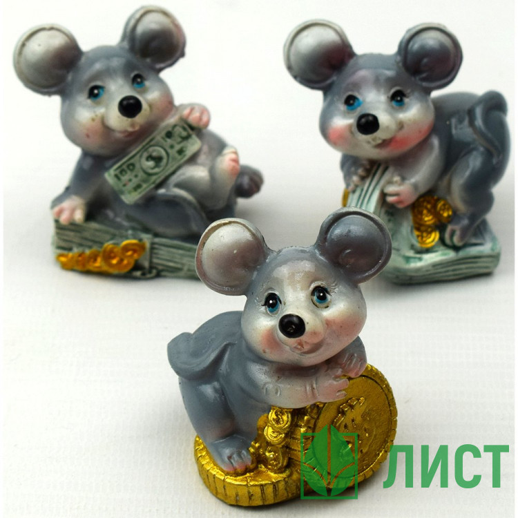 Фигурка СГ "Счастливый мышонок" 5,5см асс арт.200-472