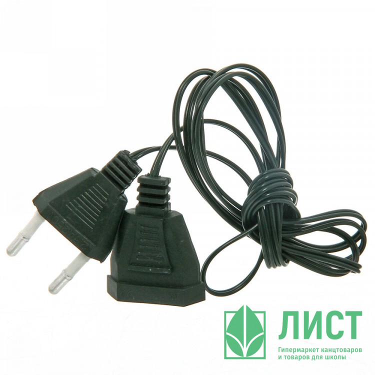 Удлинитель д/домашней гирлянды 1,5м "Серпантин" цв.зеленый арт.183-962