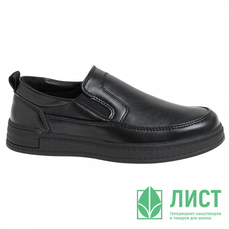 Полуботинки для мальчика (Сказка) черные верх-искусственная кожа подкладка-натуральная кожа размерный ряд 32-37 арт.R077874376BK