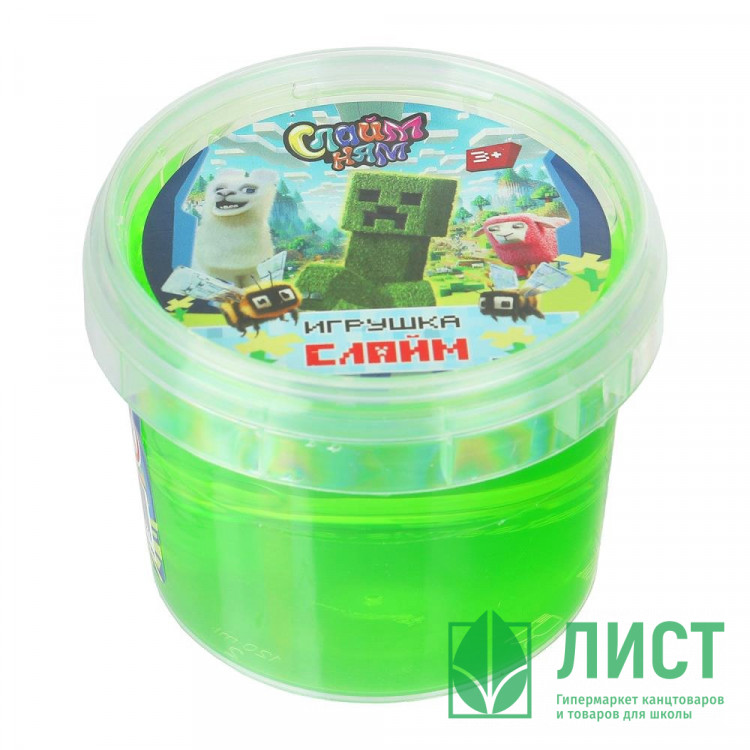 Игрушка Слайм (Слайм-Ням) Персонажи игры прозрачный цветной 100 г арт.SM-PP-133429