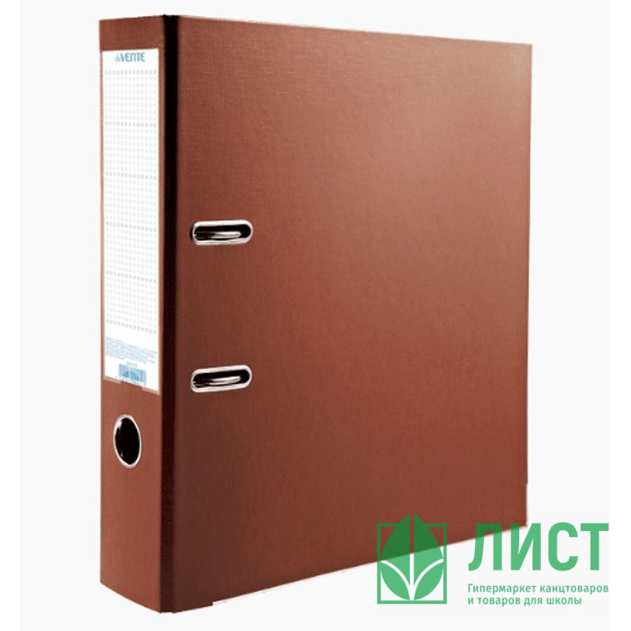 Папка-регистратор 80мм (+/-5) ПВХ с 2 сторонней обтяжкой, металлический уголок, красная, разобранная