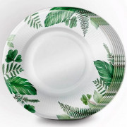 Тарелки бумажные 06шт/наб. D-18см Тропический шарм арт.3.0000868
