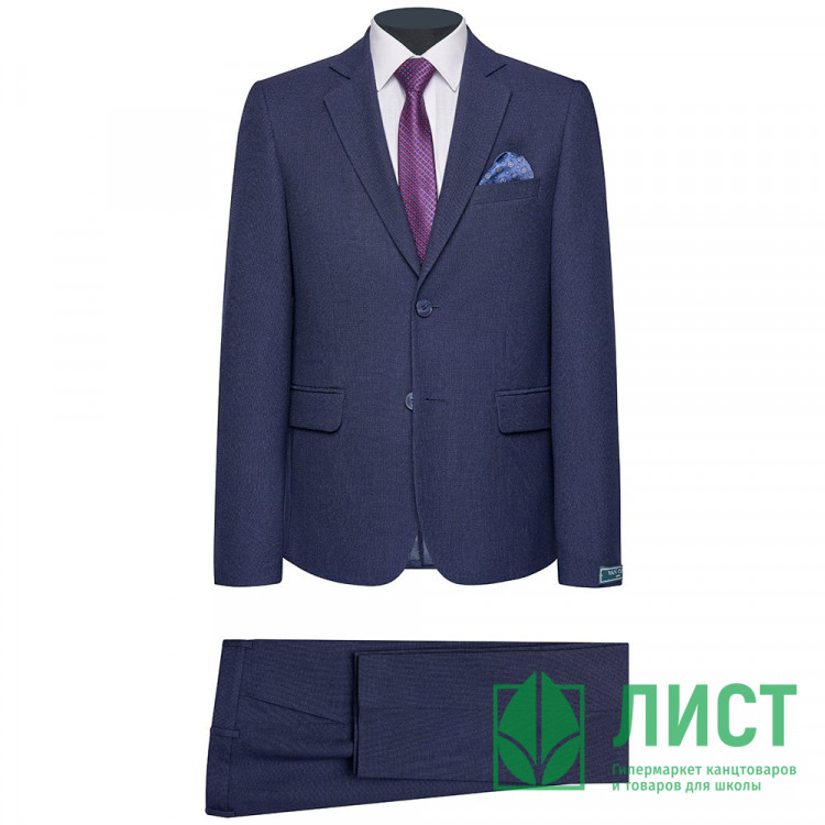 Костюм (Van Cliff) Нидл неви юниор 2 полнота артикул А89380 размер 38/146-44/164 цвет синий