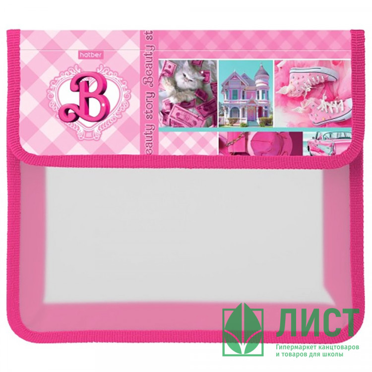 Папка школьная для тетрадей А5 на липучке 1 отделение (Hatber) Красивая история арт.AMp_05046