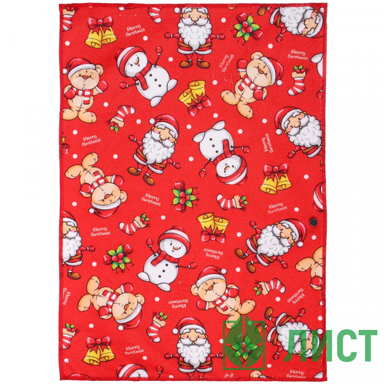 Полотенце кухонное микрофибра 40*58см "SPARKLE - Новогоднее настроение"  210гр/м2 арт.916-2182