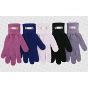 Перчатки для девочки (Полярик) арт.TG-477 размер 16 (9-10л) цвет в ассортименте