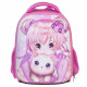 Ранец для девочек школьный (Hatber) ERGONOMIC MINI Аниме с котиком 35х27х13 см арт.NRk_01006