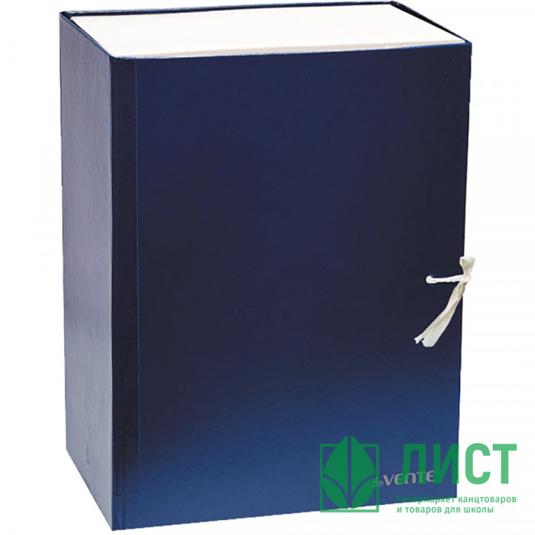 Короб архивный А4 бумвинил 150мм цвет асс. на завязках арт.3010568