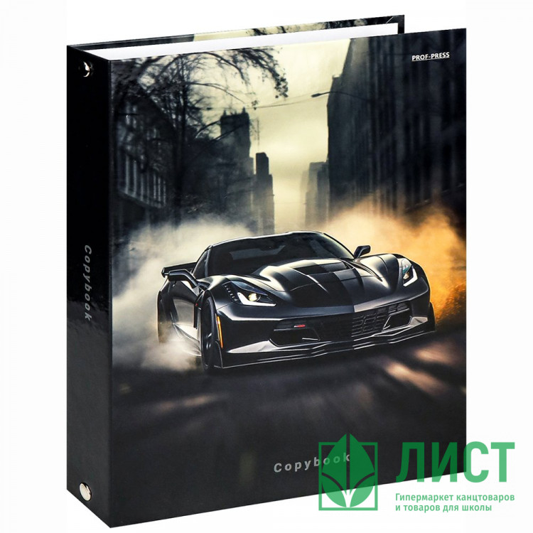 Тетрадь на кольцах А5 клетка 80 листов (Prof-Press) Городской дрифт арт.Т80-2344