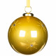 Шар стекло без упаковки /1шт/ 10см цв.золото арт.90745