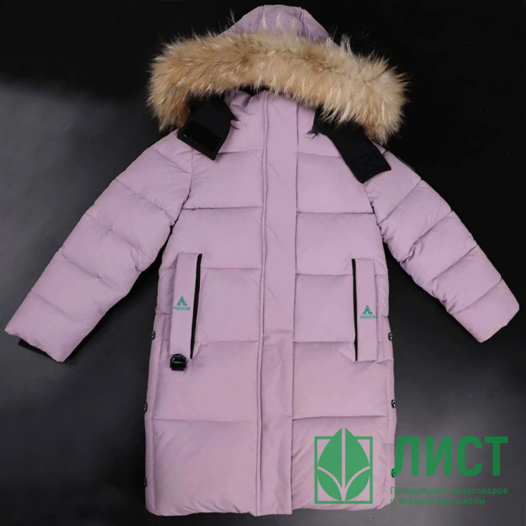 Куртка зимняя для девочки (MULTIBREND) арт.yb-3K1276-2 цвет сиреневый