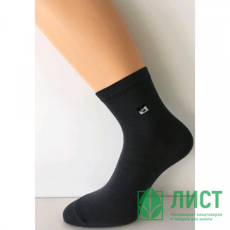 Носки детские арт.3С27 размер 18-24 хлопок 90% полиамид 7% эластан 3% цвет синий для мальчика (Юстатекс)