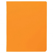 Тетрадь А5 клетка 48 листов скоба (Hatber) SoloMatte Шафран soft-touch ламинация запечатанный титульный лист скругленные углы арт.48Т5лВ1