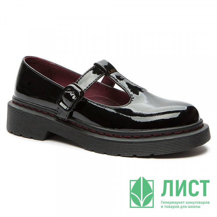 Туфли для девочки (BETSY) черные верх-искусственная кожа лак кожа подкладка-натуральная кожа артикул 938309/01-02