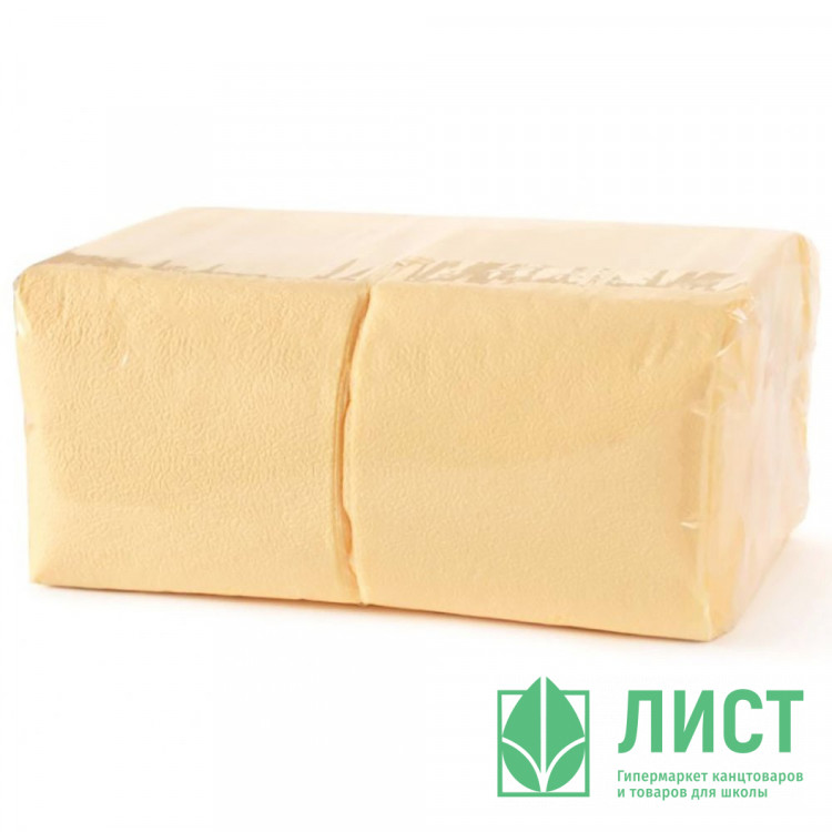 Салфетки бумажные 400штук в пачке  шампань биг-пак