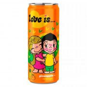 Газированный напиток Love Is 330мл Ананас и Апельсин (Ст.12)