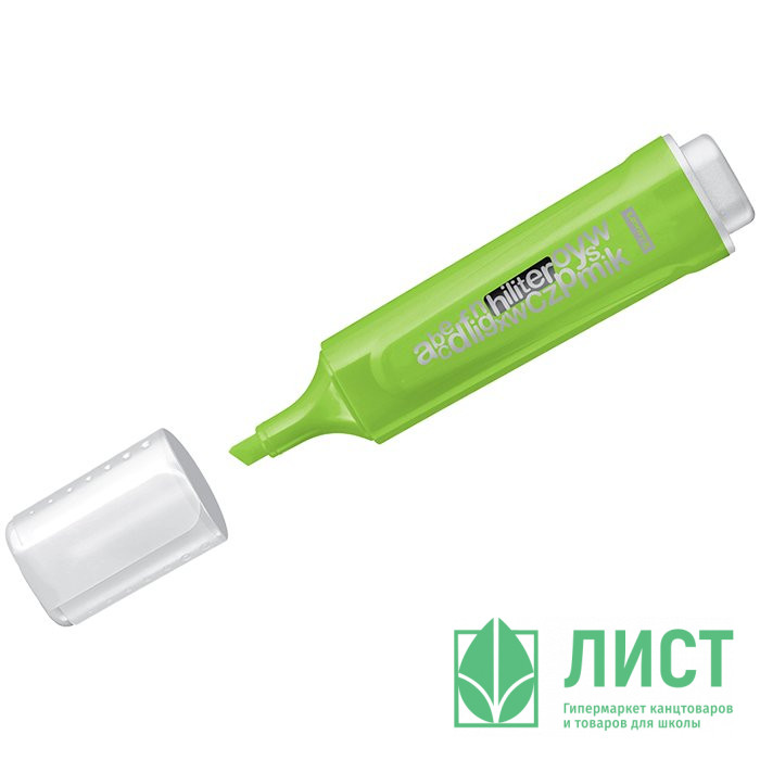 Маркер флуорисцентный Luxor Textliter 1-5мм скошенный зеленый арт.4012Т (Ст.12)