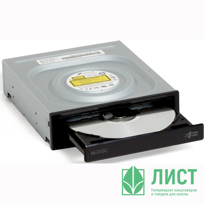 Оптический привод DVD-RW LG GH24NSD5, внутренний, SATA, черный