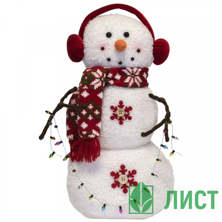 Игрушка декор. "Снеговик" 41см арт.92330
