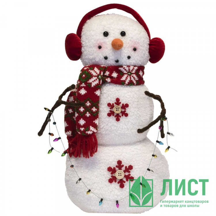 Игрушка декор. "Снеговик" 41см арт.92330