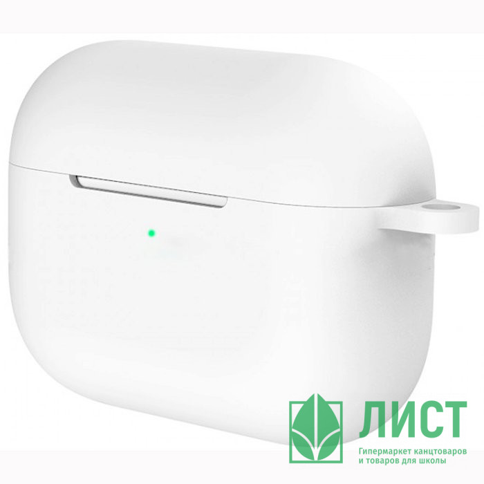 Чехол для Airpods PRO силиконовый, белый