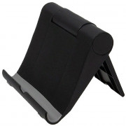 Подставка для телефона/планшета AMFOX S059 с регулировкой угла наклона, цв.черный