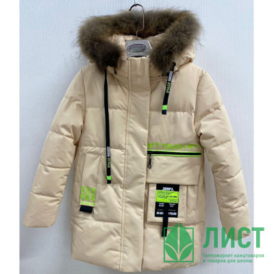 Куртка зимняя для девочки (MULTIBREND) арт.nzk-CP-2-1 цвет бежевый Куртка зимняя для девочки (MULTIBREND) арт.nzk-CP-2-1 цвет бежевый