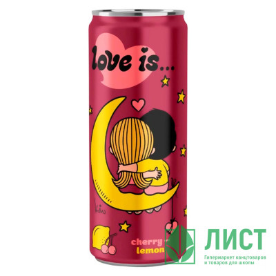 Газированный напиток Love Is 330мл Вишня и Лимон (Ст.12) Газированный напиток Love Is 330мл Вишня и Лимон (Ст.12)