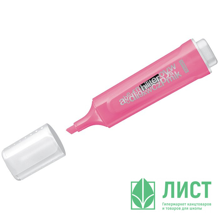 Маркер флуорисцентный Luxor Textliter 1-5мм скошенный розовый арт.4014Т (Ст.12)