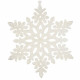Украшение декоративное "Снежинка" 15см белый арт.СПГ150004(10)