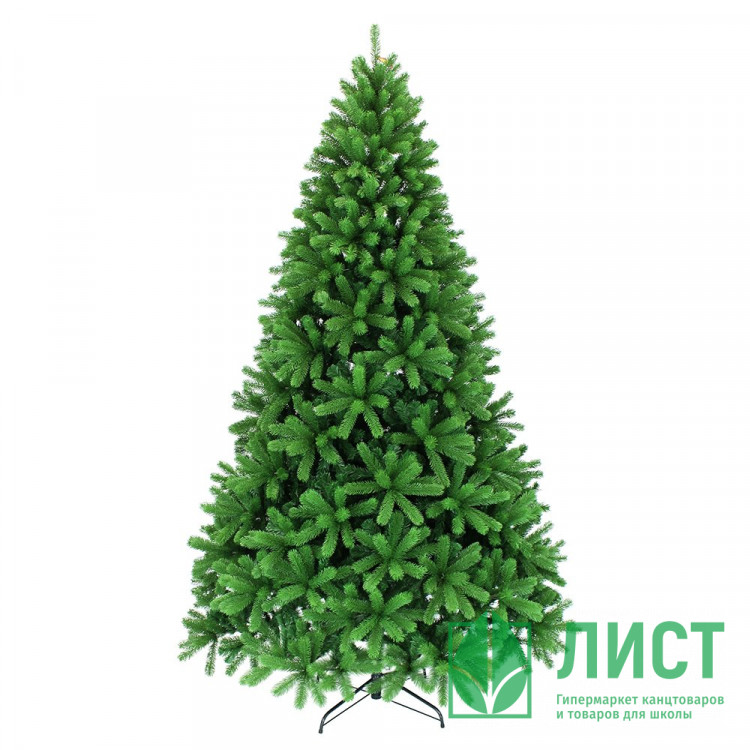Елка 240см "Сурская" (хвоя литая+ПВХ, ветки отгибные, подставка металл) арт.1039824