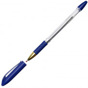 Ручка шар. проз.корп. рез.упор (Workmate) синий, 0,7/0,5мм, игла, масло (Ст.50/2000)