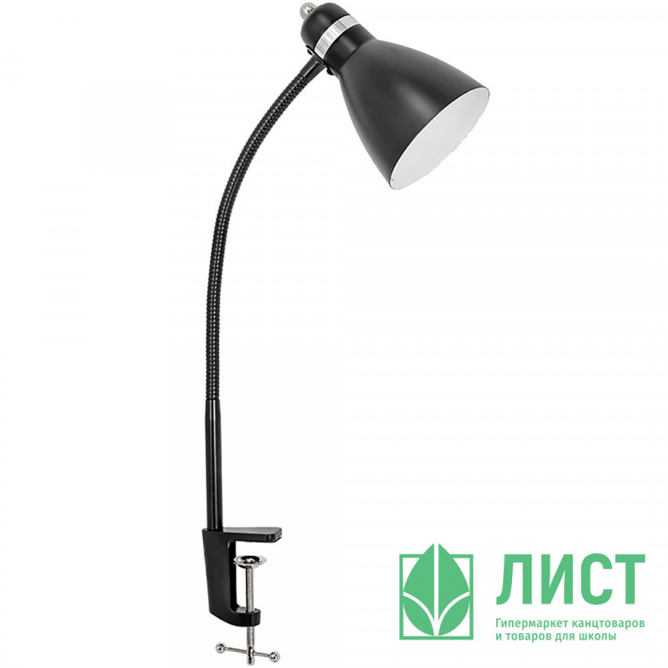 Светильник настольный на струбцине UltraLIGHT (220V/60W/Е27/ЛОН)  арт.МТ2021 черный