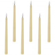 Свечи на ёлку светодиодные 27,5*2см, 06шт/наб. беспроводные арт.823598