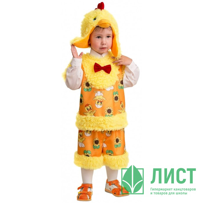 Костюм для мальчика Цыпленок Миня (маска,жилет,шорты) р.26/104-28/110 арт.5313