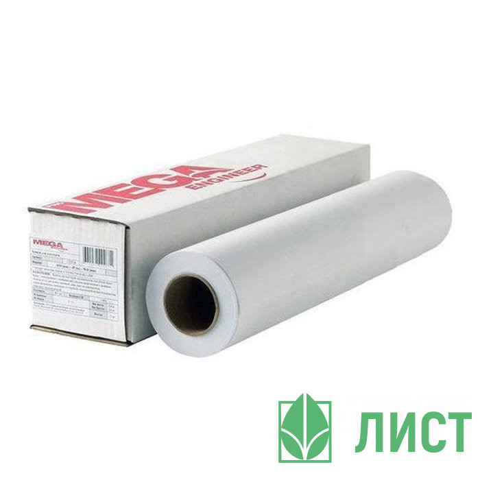 Бумага широкоформатная ProMEGA engineer 80г/кв.м 420мм* 45м 50,8мм (А2) белизна 153% (InkJet)