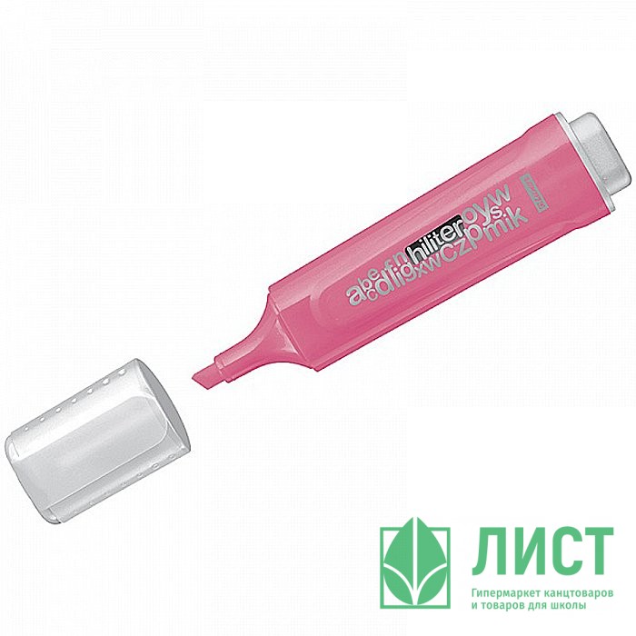 Маркер флуорисцентный Luxor Pastelier 1-5мм скошенный,  пастельный розовый арт.4024Р (Ст.10)