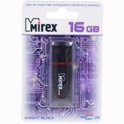 Флеш диск 16GB USB 2.0 Mirex Knight черный