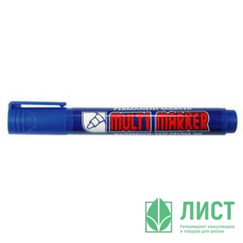 Маркер перманентный MULTI MARKER круглый 3мм синий арт.CPM-800