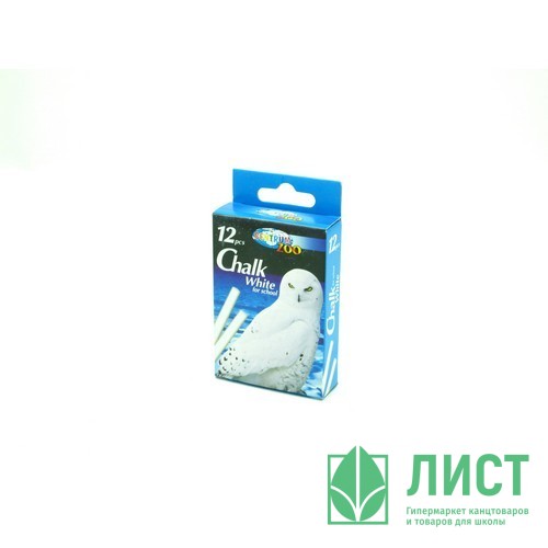 Мел школьный белый 12 штук в упаковке (CENTRUM) круглый арт 80370