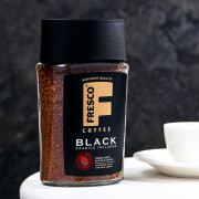 Кофе FRESCO Арабика Черная (Arabica Black) 90гр банка стекло (Ст.6)