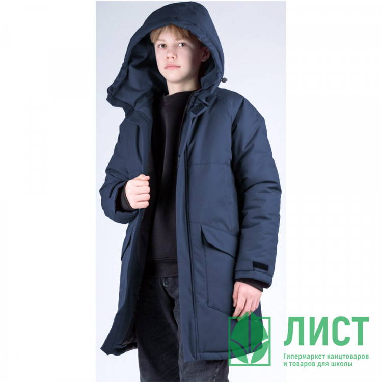 Парка зимняя для мальчика (OVAS) арт.МАРК цвет синий