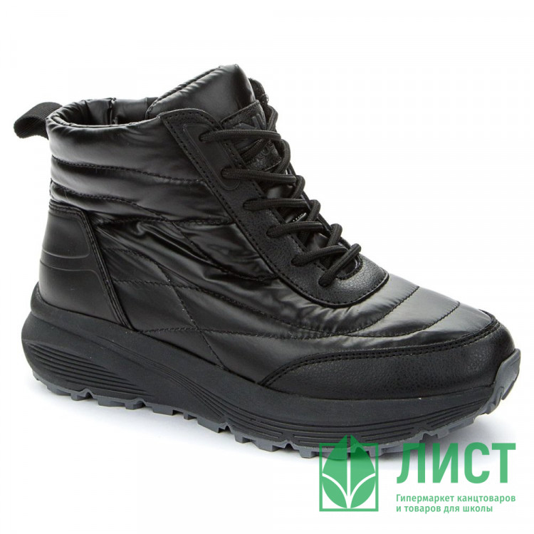 Ботинки для девочек зимние (CROSBY) черный верх-искусственная кожа подкладка -искусственная шерсть артикул 438110/01-01