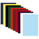 Цветная бумага бархатная самоклеящаяся А4 10 листов 10 цветов (deVENTE) 145 г/м арт 8114903