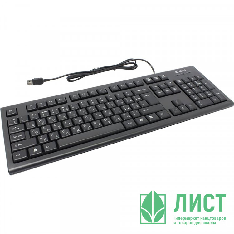 Клавиатура проводная A4Tech KR-85 (USB) черная